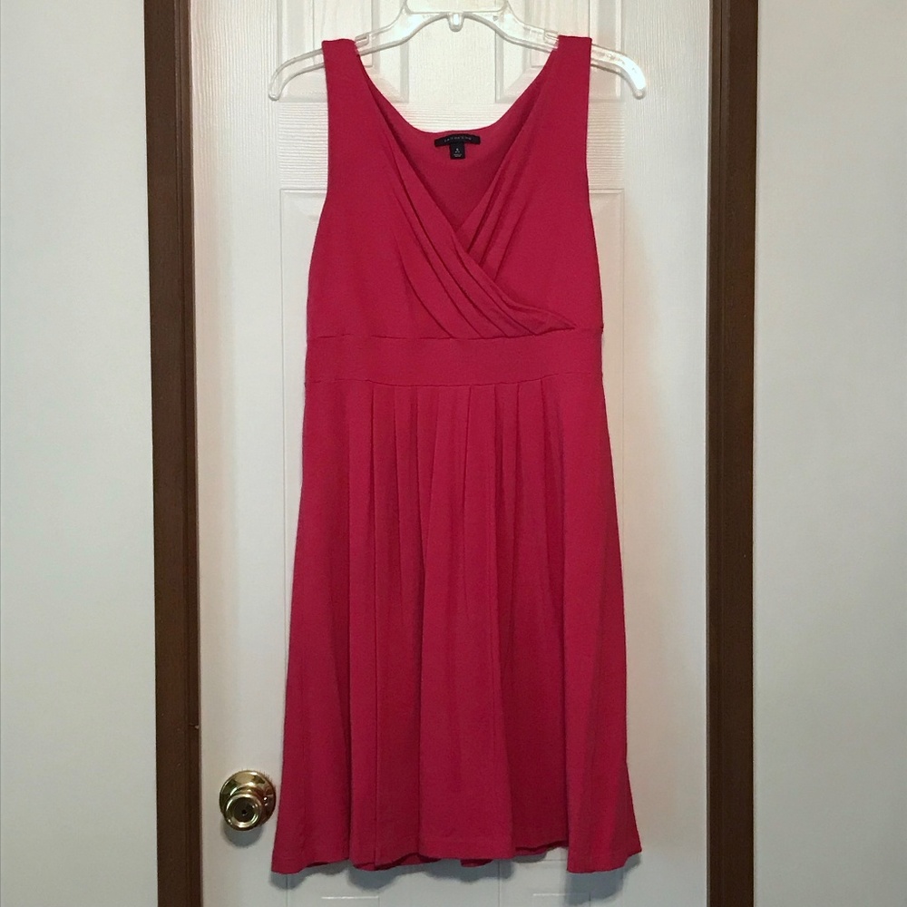 SALE Lands' End Banded Waist Fit & Flare Dress